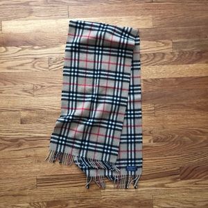 Women's Classic Burberry Scarf 100% Cashmere